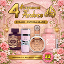 PROMOCIÓN 4 PERFUMES DE 100ML LATTAFA 33% OFF + RELAGO PORTA PERFUMES